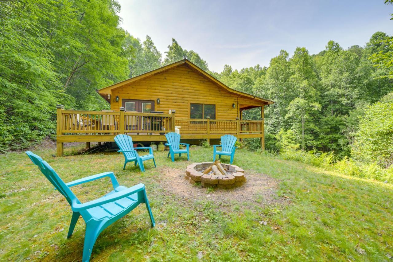 הוילה ברייסון סיטי Brysons Hidden Valley Ranch - Quiet Nc Cabin! מראה חיצוני תמונה